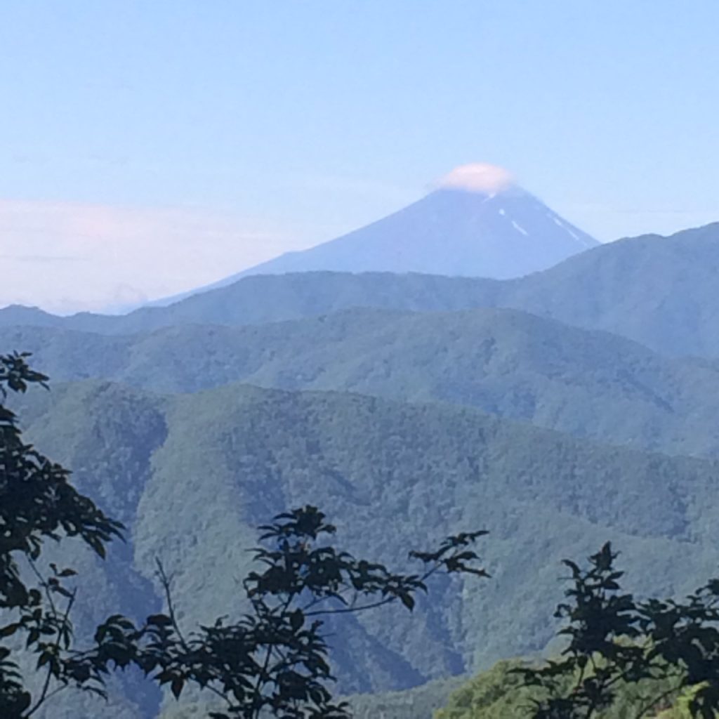 雲取からの富士山