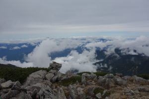 山頂から見る雲海は感動もの♪