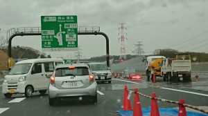 新名神高速道路を開通前に走行！