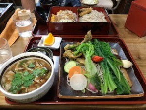 ラン後のお楽しみの昼食！